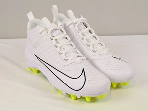 Herren Größe 9,5 Nike Alpha Huarache 6 Varsity weiß Lacrosse Stollen 923427-107 - Bild 1 von 10