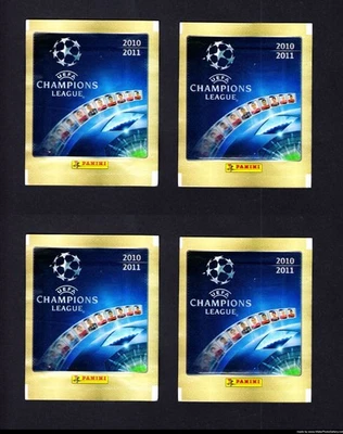 2010 2011 Panini UEFA Champions League Fútbol/Fútbol (4) Paquetes Sellados Foto 1 de 2