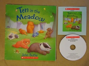 Ten In The Meadow - Paperback with Audio CD - Scholastic Book - Picture 1 of 3