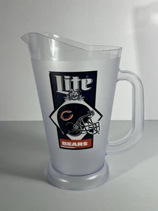 Chicago Bears Cerveza Acrílico Plástico Esmerilado Jarra Boelter Co Fútbol NFL - Imagen 1 de 11