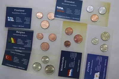 🧭 🇧🇪 BELGIUM + FINLAND + CYPRUS + NETHERLANDS + TURKEY & SLOVAKIA B88 #2 CG40 - Image 1 of 4