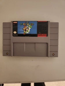 Super Mario World Nes Super Nintendo Game! Tested! L@@K!! - Picture 1 of 3