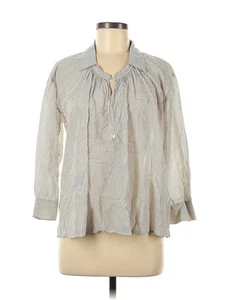 C&C California Women Orange 3/4 Sleeve Blouse M - Picture 1 of 2