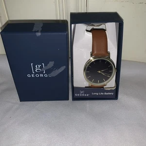 George Herrenuhr mit Box Long Life Batterie - Bild 1 von 2