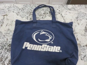 Borsa tote vintage Penn State Nittany Lions logo mascotte 20" x 14" tela con cerniera - Foto 1 di 9