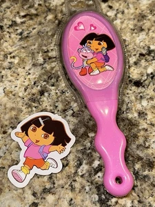 Nick Jr. Dora the Explorer rosa glitzernde Mädchen Bürste Kamm Haare NEU - Bild 1 von 4