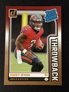 Bucky Irving Clasificado Novato RC 2024 Panini Donruss Throwback Studio Series/100 #6 - Imagen 1 de 3
