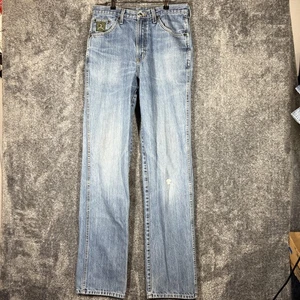 Cinch Jeans Mens 32x38 Light Wash Green Label Relaxed Fit Western MB90530001 - Picture 1 of 9