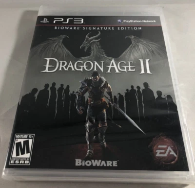 Dragon Age II 2 Signature Collector's Bioware Edition PS3 NTSC *De fábrica/sellado* Foto 1 de 3