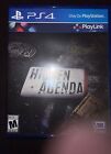 Hidden Agenda Sony Playstation 4 PS4 Video Game 2017 Disc and  Case