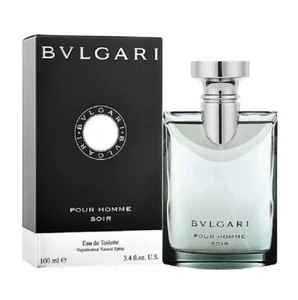 Bvlgari Pour Homme Soir Eau De Toilette EDT Spray For Men 3.4 oz / 100ml - Picture 1 of 4
