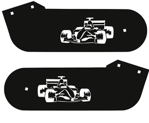 Grand Prix Stern Laser-Cut Metal Hinges 0915 - Picture 1 of 4