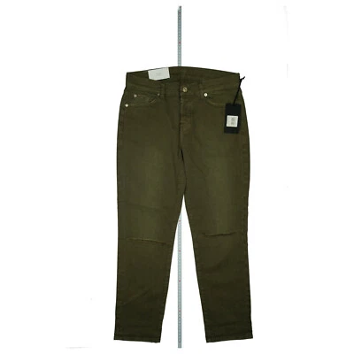 7 Siete Para All Mankind Josefina Mujer Stretch Destroy Vaqueros Gr.25 W29 Nuevo - Imagen 1 de 4