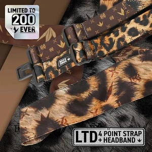 Bunkerkings 4-Point Strap & Headband Pack - CMD / VIO - Leopard Coronation - Picture 1 of 5