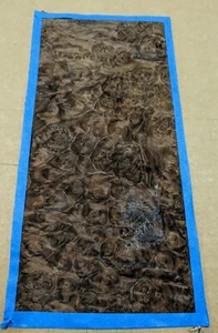 Walnut Burl wood veneer 10" x 18" raw no backing 1/42" thickness AA+ grade - Picture 1 of 6