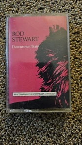 ROD STEWART Downtown Train 9261584 Cassette Tape 1989 - Foto 1 di 3