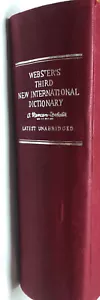 Webster’s Third New International Dictionary Latest Unabridged 1968 - Picture 1 of 4