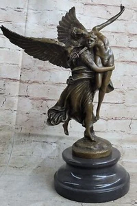 Arte de colección escultura de bronce firmada por Gloria Victis por Mercie arte cera perdida sin precio base - Imagen 1 de 7