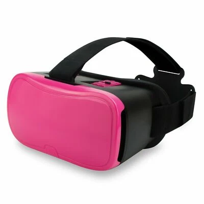 Auriculares de realidad virtual para Samsung ~ iPhone y otros hasta 6" pantalla rosa/negro Foto 1 de 4