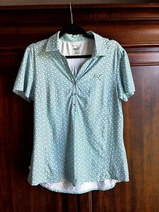 Polo Puma L Azul Marino Elastizado L L Lunares A Presión Manga Corta Pullover Golf - Imagen 1 de 8