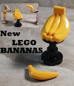 Neu LEGO Bananen GO BANANAS Banane gelb Obst Dschungel Pflanze Bündel Einzelständer - Bild 1 von 1