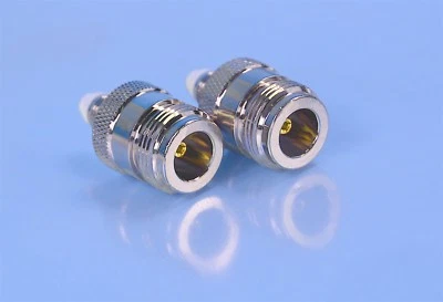 2 (dos) conectores hembra a hembra tipo N Wilson RG-58 50 ohmios RG-58 P/N: 971107 Foto 1 de 4