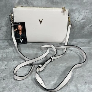 Vanessa Williams Off White Lush Clutch Schultertasche mit Riemen Neu mit Etikett - Bild 1 von 10