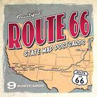 Cartes postales carte d'État Ultimate Collection of Route 66 | Lot de 9 | 4x6