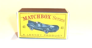 Matchbox Lesney No 41 Jaguar D-type Racer Empty Repro D Style Box - Picture 1 of 1