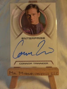 Star Trek Enterprise Season Three autograph card A7 Connor Trineer Trip Tucker - Picture 1 of 3