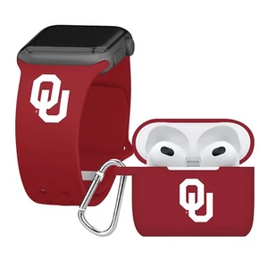 Paquete combinado de silicona Apple Gen 3 de Oklahoma Sooners - Imagen 1 de 2