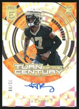 2023 Elite Turn of the Century Autographs Orange #43 A.T. Perry Auto /99