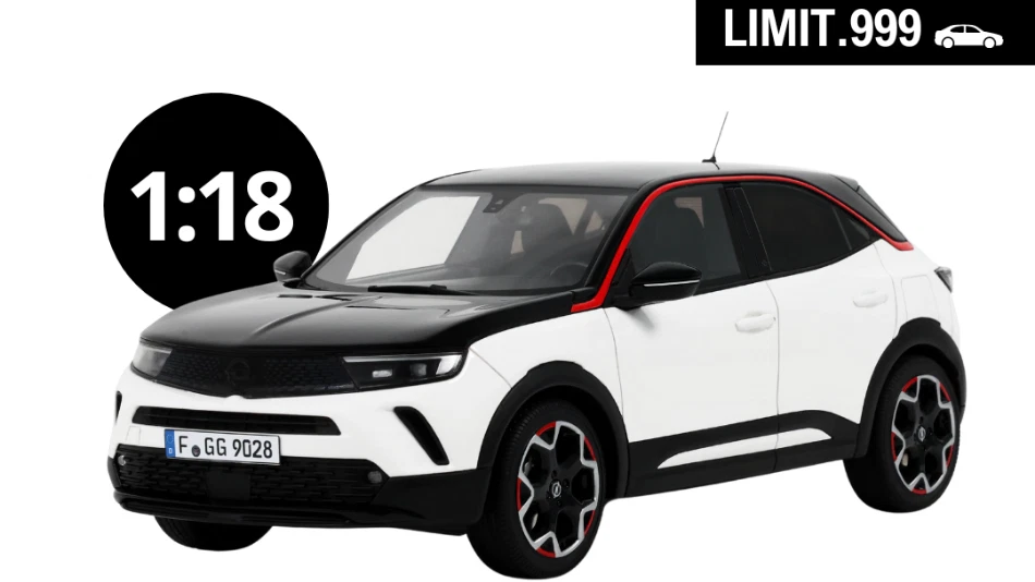 OPEL MOKKA-E GS LINE 2021 JADE WHITE 1 18 Ottomobile Auto Stradali Modellino Nuo