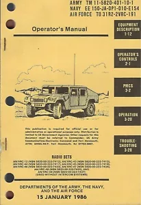 Historical book for Radio Sets, AN/VRC-12 to -49, Operators - Imagen 1 de 1