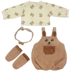 COSDOLL Newborn Baby Clothes 4PCS/Set Outfit W/Socks FOR 18~20" Reborn Baby Doll - Picture 1 of 8