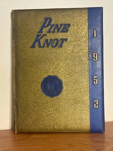 1952 Atlantic Christian College Pine Knot Wilson North Carolina annuale - Foto 1 di 1