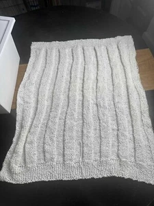 Handmade Knitted Baby Car seat Blanket - Picture 1 of 4