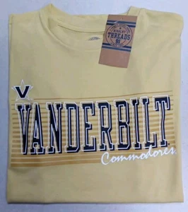 Vanderbilt Commodores Men's Short Sleeve T-Shirt Size Large Color Mustard - Picture 1 of 3