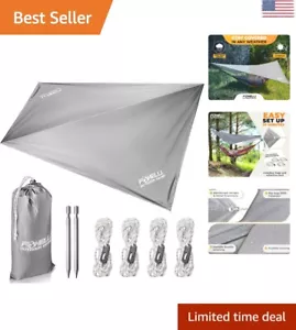 Premium Hängematte Rain Fly - 12ft Ripstop - vielseitig und langlebig - Bild 1 von 10
