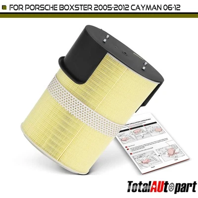 Filtro de aire del motor para Porsche Boxster 2005-2012 Cayman 2006-2012 H6 2,9 L H6 3,4 L Foto 1 de 4