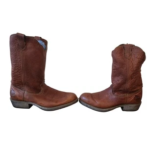 Georgia Boot Comfort Core Brown Leather Cowboy Western Work Boots US 10.5M - Picture 1 of 6