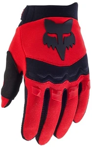 Fox Racing Dirtpaw Youth MX Offroad Gloves Fluo Red LG - Picture 1 of 2