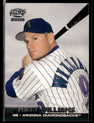 Tarjeta de béisbol Pacific #31 Matt Williams 2000 retrato 1002T Foto 1 de 2
