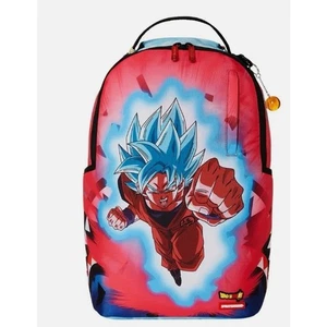 SPRAYGROUND LIMITED BACKPACK DRAGON BALL Z BLUE GOKU PUNCH DBZ NEW TAGS SEALED - Picture 1 of 3
