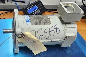🤠 K-TRON 1/4 HP DIRECT CURRENT MOTOR 1750 RPM 90 VDC 56CZ FR 1P44 - Picture 1 of 8