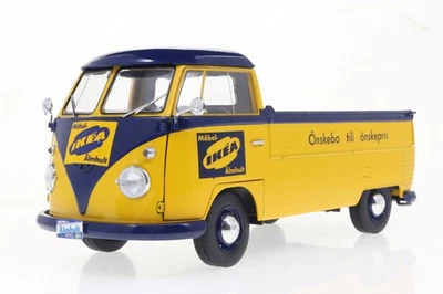 Volkswagen T1B Pick / Up Ikea 1950 Yellow / Blue 1:18 Model SOLIDO - Immagine 1 di 3