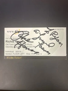 Richie Havens 05/10/2008 Chicago Old Town School of Folk-signed by Richie - Picture 1 of 1