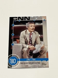 CNN BEGINS BROADCASTING 2015 TOPPS SERIES 1 BASEBALL HISTORY #11A - Picture 1 of 2