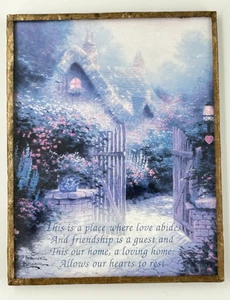Imán de recuerdo para refrigerador Thomas Kinkade 1997 vintage - Imagen 1 de 3