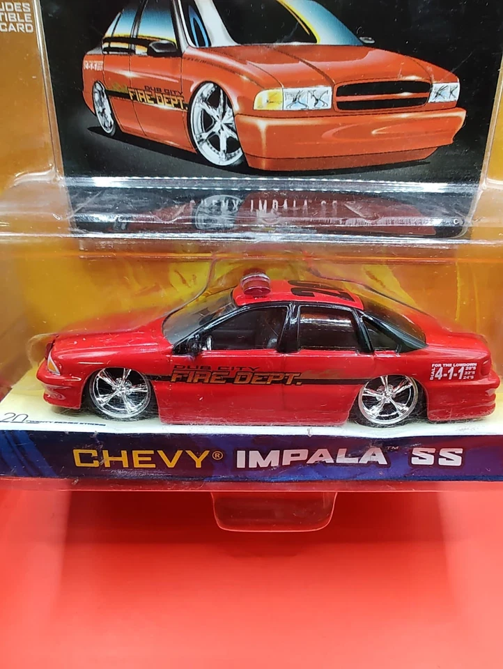 Vehículo del Departamento de Bomberos Chevy Impala SS Juguetes Jada NOS DUB CITY Foto 1 de 3